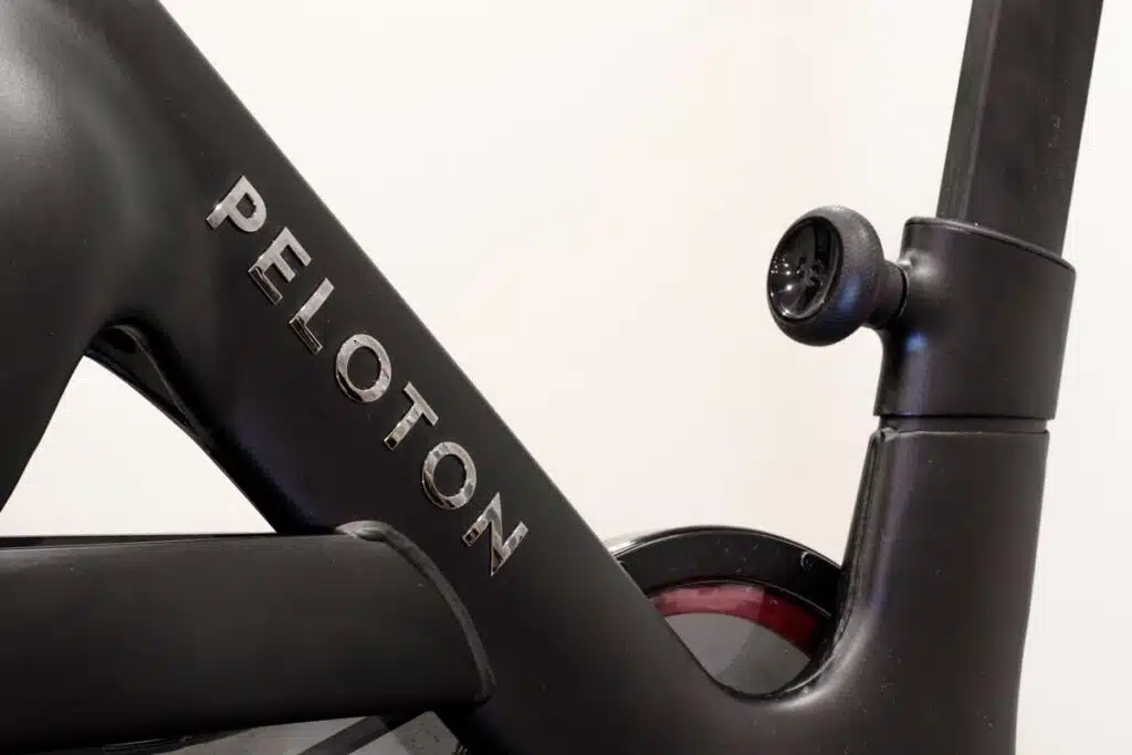 Close up of the Peloton logo, representing the top recalls for the week of May 8