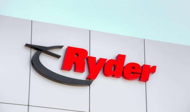 Close up of a Ryder Systems signage, representing the Ryder System CORBA settlement.