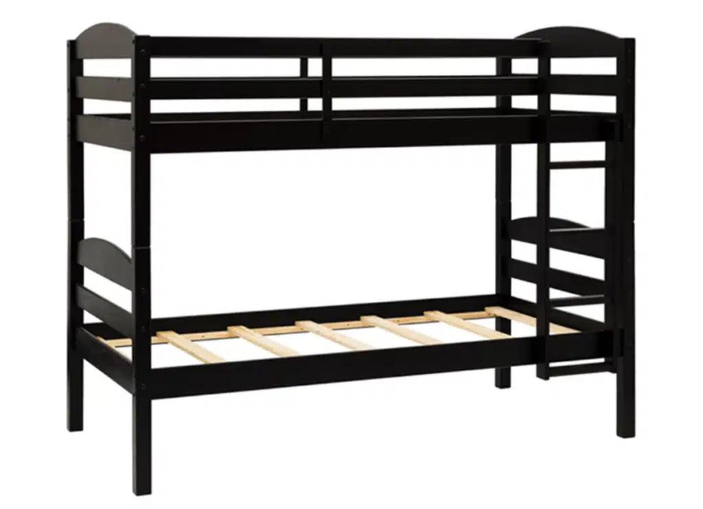Product photo of recalled twin bunk bed by Walker Edison Furniture.