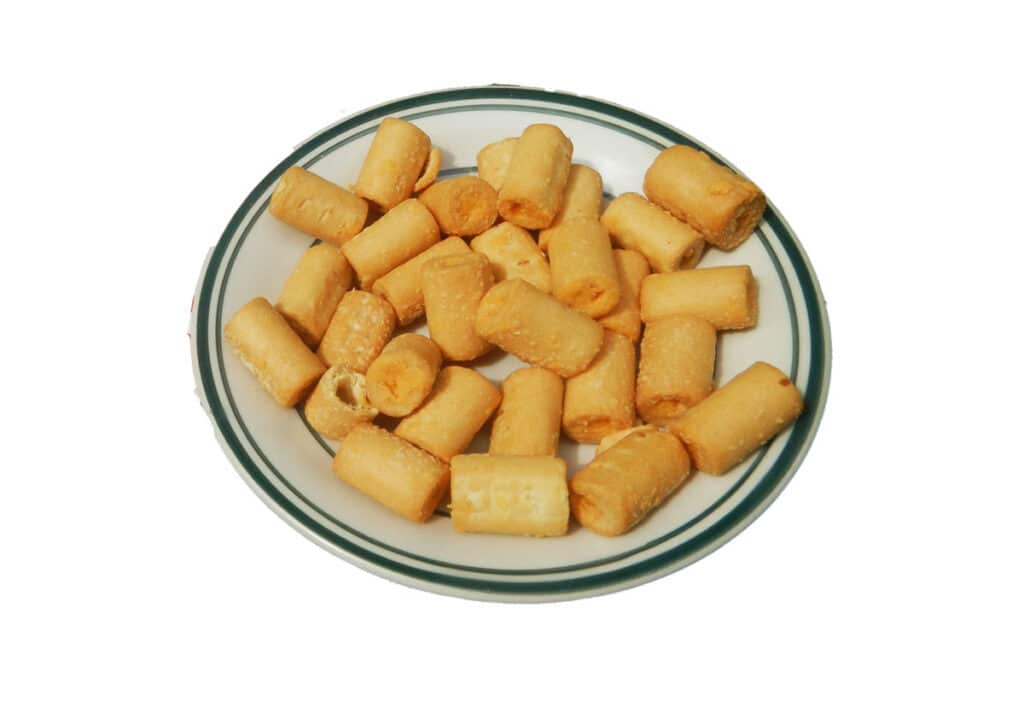Cheddar cheese combos on a plate, representing the Combos class action.