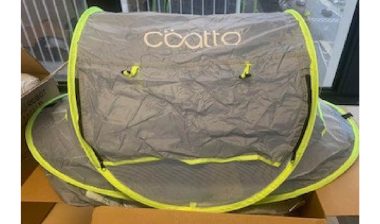 Product photo of baby tent by CCATTO, representing the CCATTO baby tents warning.
