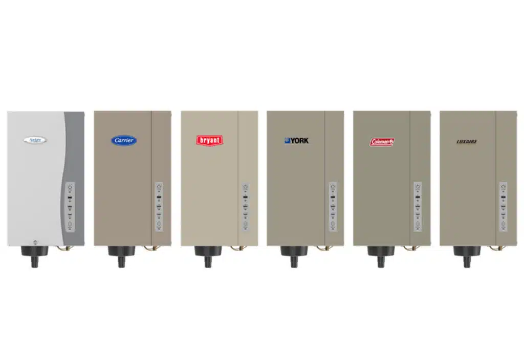 Product photo of recalled steam humidifiers, representing the Research Products steam humidifier recall.
