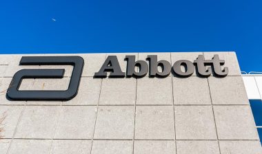 Close up of Abbott signage, representing the PediaSure class action.