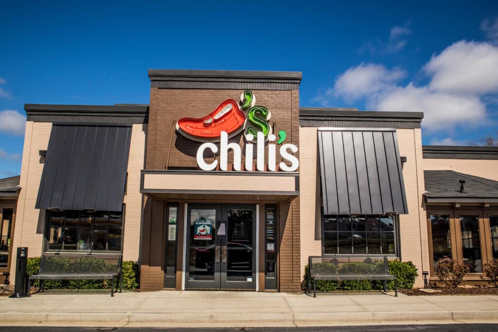 Exterior of a Chili's location, representing the Chili’s class action.