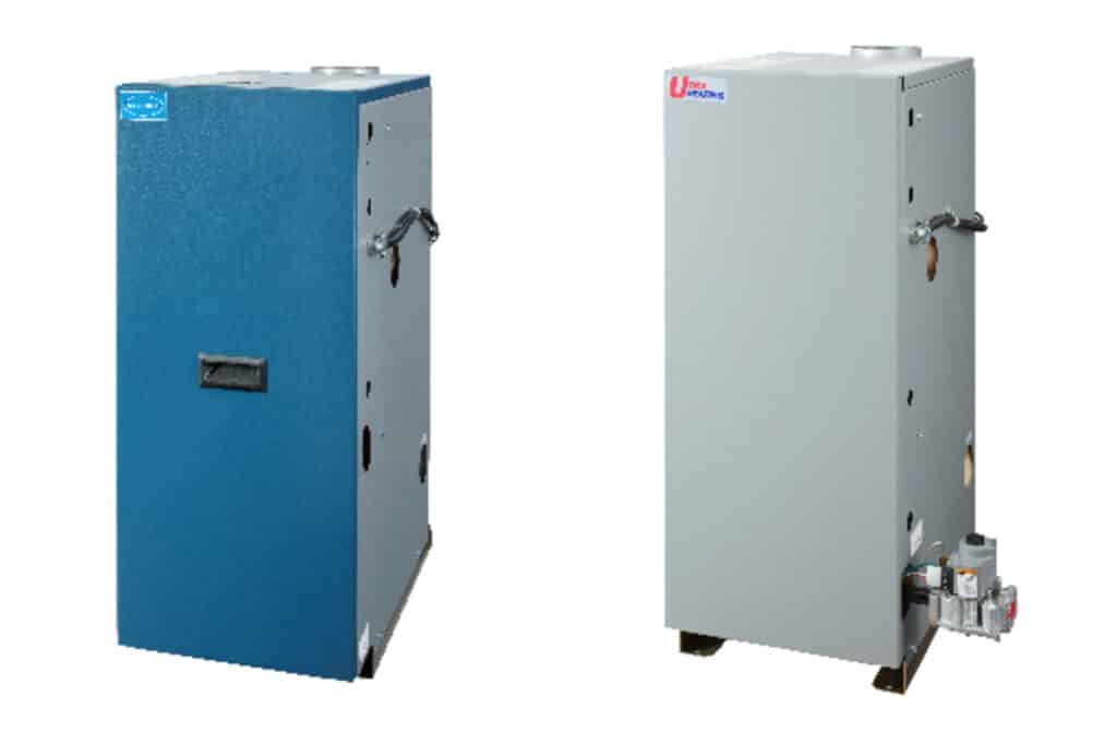 Product photo of recalled water heater, representing the boiler carbon monoxide recall.