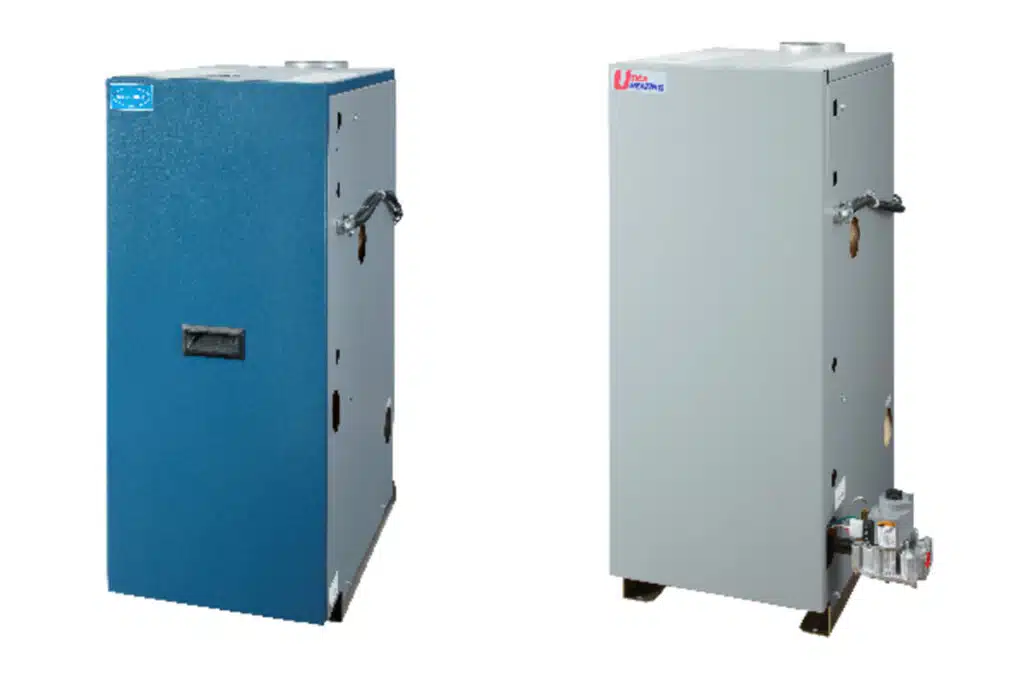Product photo of recalled water heater, representing the boiler carbon monoxide recall.