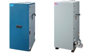 Product photo of recalled water heater, representing the boiler recall.