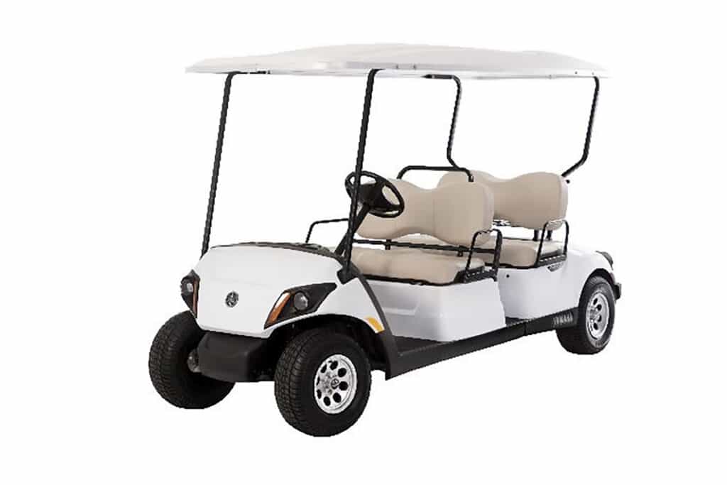 Product photo of recalled golf cart by Yamaha, representing the Yamaha recall.