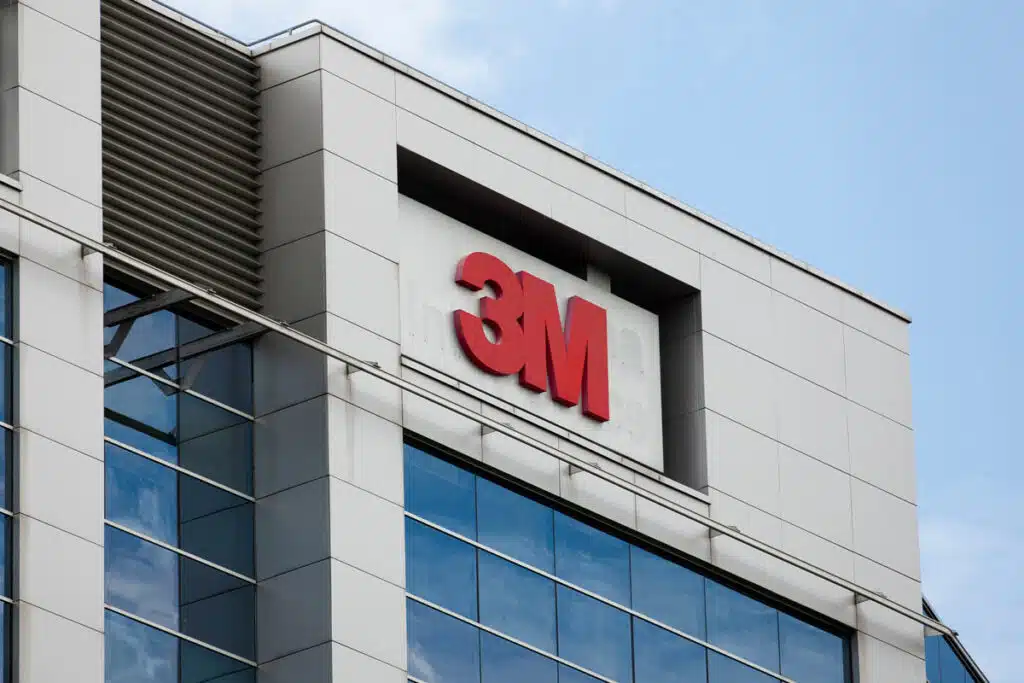 3M signage on exterior of building, representing the 3M PFAS lawsuit.