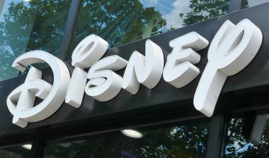Close up of Disney signage, representing the Disney women managers class action.
