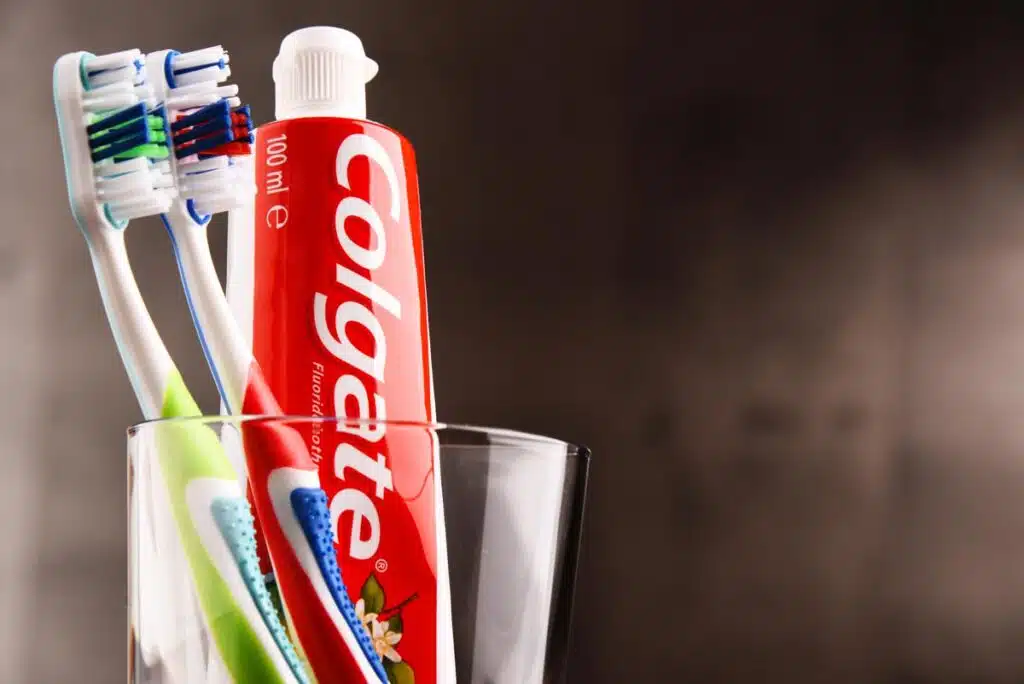 Close up of Colgate toothpase, representing the Colgate class action.