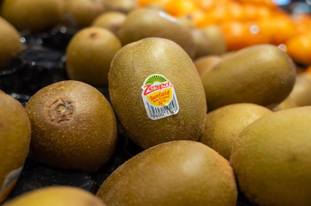 Close up of Zespri kiwi's, representing the kiwi recall.