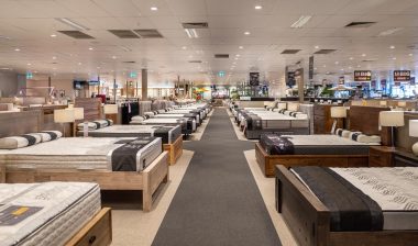 Inside a mattress store, representing the mattress class actions.