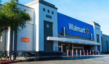 Exterior of a Walmart store, representing the Walmart Hotel Style class action.