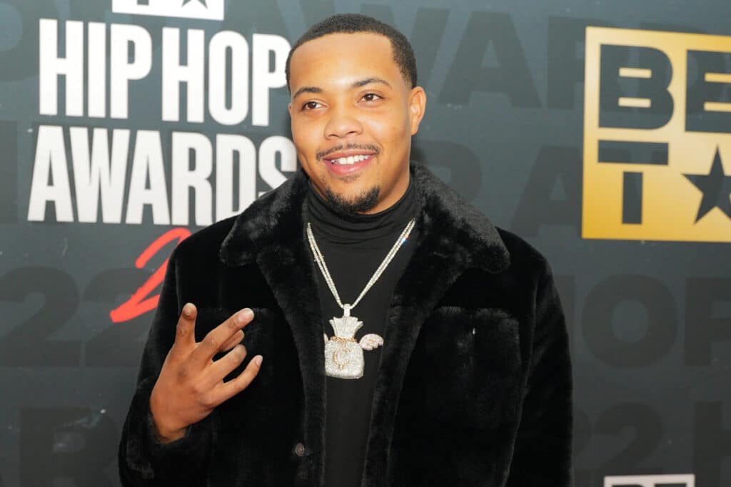 Photo of G Herbo at an award show, representing the G Herbo charges.