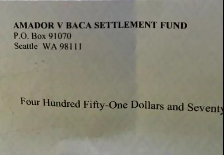 LA Women's Strip Search 2nd check 7-13-23 checks in the mail