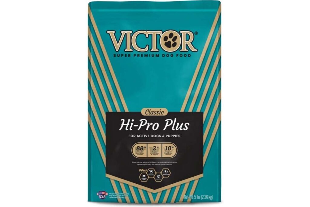 Product photo of recalled dog food by Victor, representing the Victor dog food recall.