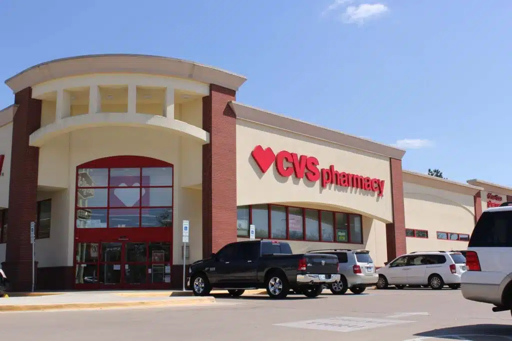 Exterior of a CVS location, representing the CVS eye drops class action.