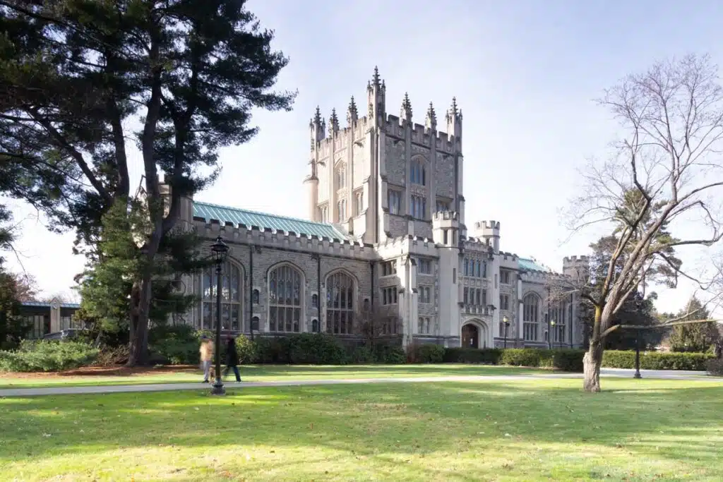 Vassar College campus, representing the Vassar College class action.