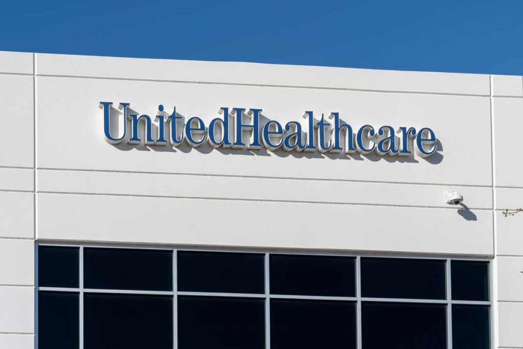 Close up of United Healthcare signage, representing the UnitedHealthcare data breach class action.