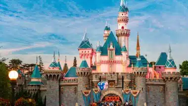 Disneyland castle, representing the Disney Magic Key settlement.