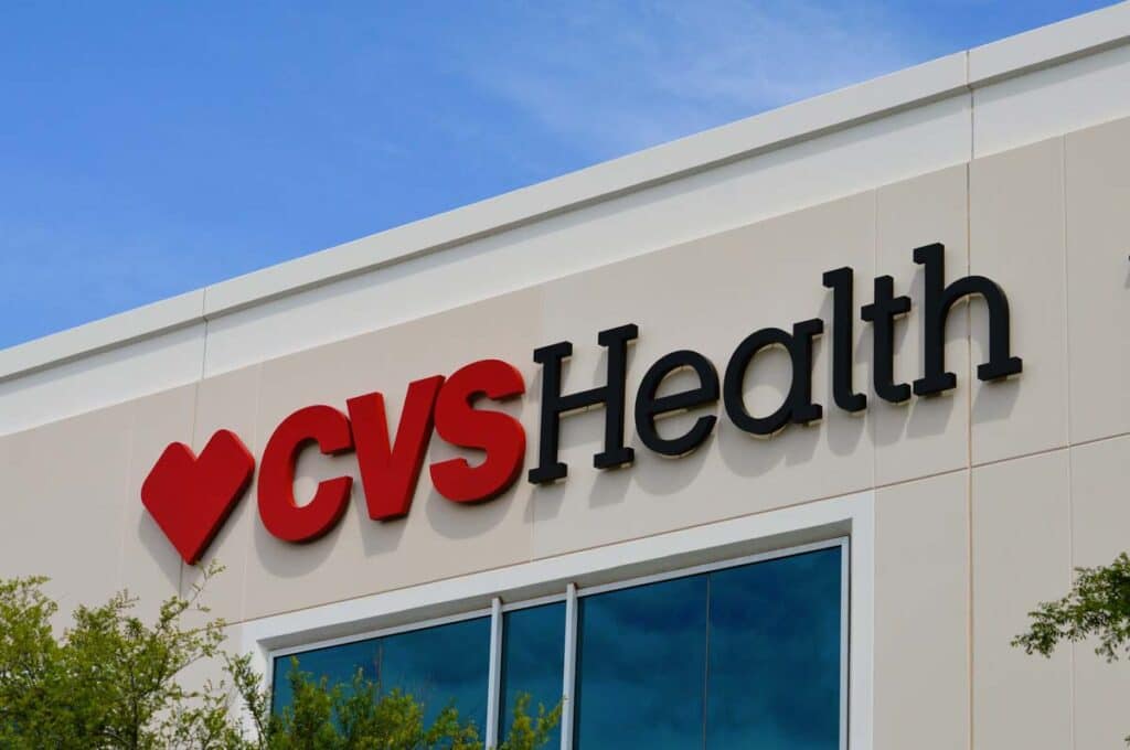 Close up of CVS Health signage, representing the CVS phenylephrine class action.