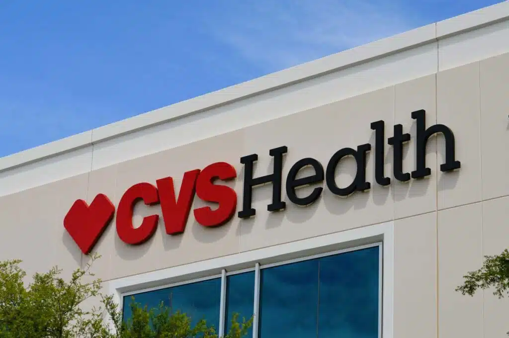 Close up of CVS Health signage, representing the CVS phenylephrine class action.
