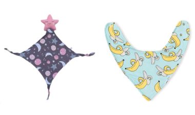 Product photo of recalled bibs by Little Sleepies, representing the Little Sleeps bib recall.