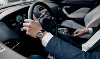 Close up of a businessman driving in his car, representing the worker commute study.