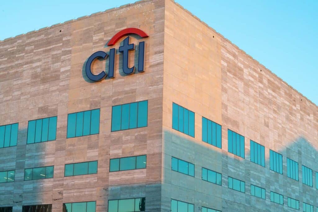 Exterior of a Citi building, representing the Citi discrimination fine.
