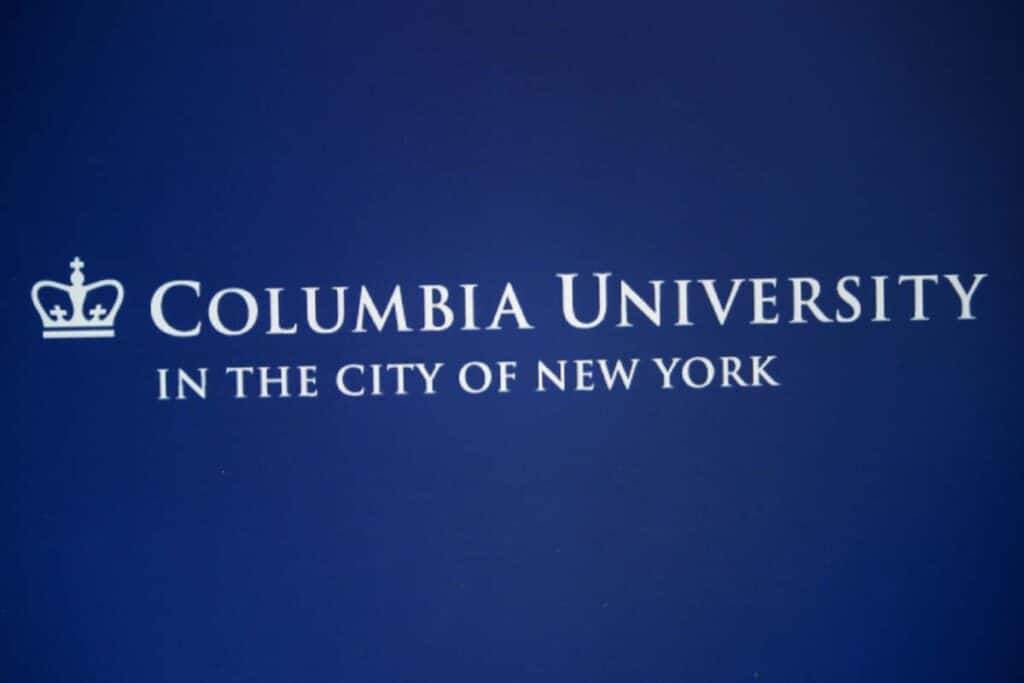 Columbia University logo, representing the Columbia University class action.