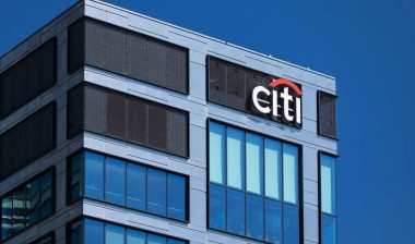 Close up of Citi signage on a building, representing the Citigroup lawsuit.