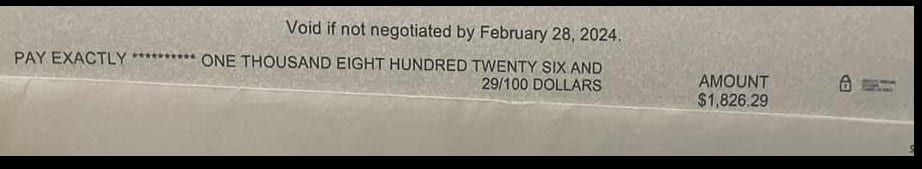 Capital+One+check+11-13-23 checks in the mail