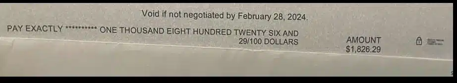Capital+One+check+11-13-23 checks in the mail