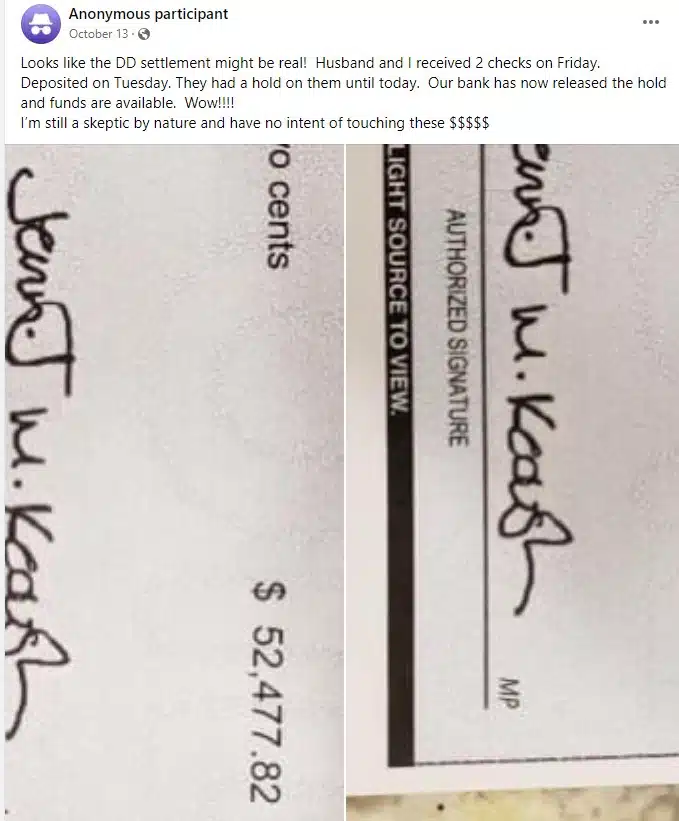 DoubleDown+Check+10-13-23 checks in the mail