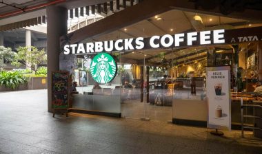 Exterior of a Starbucks location, representing the Starbucks union talks.