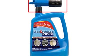 Product photo of recalled mildew, mold stain remover by Wet & Forget, representing the mildew and mold stain remover recall.