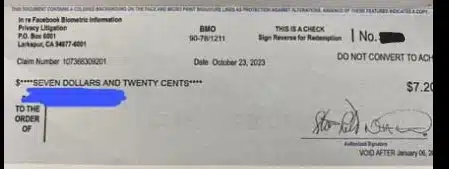 FacebookIllinoisBiometriccheck11-2-23 settlements paying out