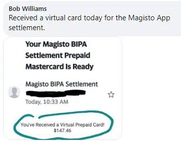 Magisto BIPA FB 10-20-23 settlements paying out
