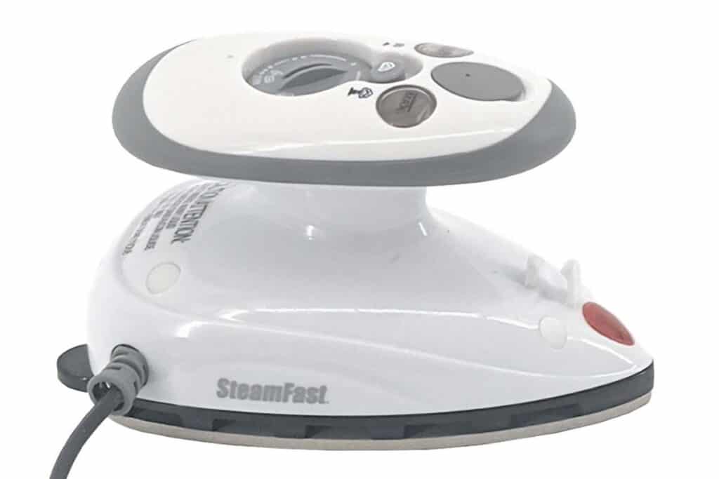 Product photo of recalled steam iron by SteamFast, representing the Vornado class action lawsuit.