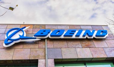Close up of Boeing signage, representing the Boeing lawsuit.