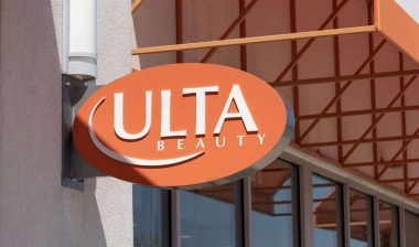 Close up of Ulta Beauty signage, representing the Ulta breastfeeding class action.