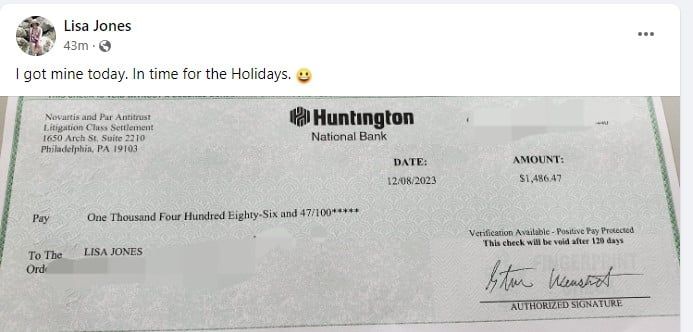 NovartisFB12-14-23 settlements paying out