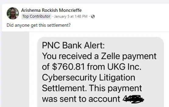 UKGKronosdatabreach1-5-23 settlements paying out