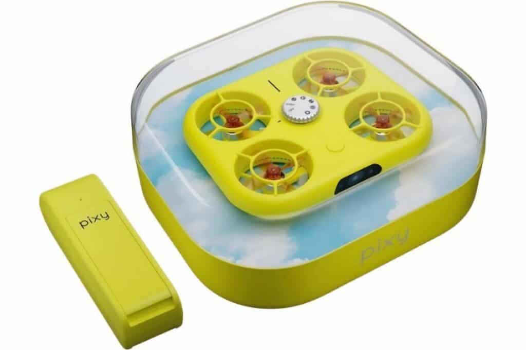 Product photo of recalled drone by Pixy, representing the Snap Pixy batteries recall.