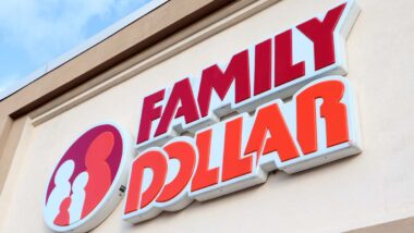 Close up of Family Dollar signage, representing the Family Dollar class action.