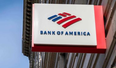 Close up of Bank of America signage, representing the Bank of America data breach.