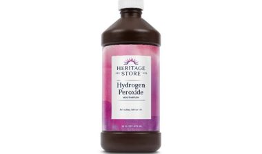 Product photo of recalled mouth wash by Heritage Store, representing the Heritage Store mouthwash recall.