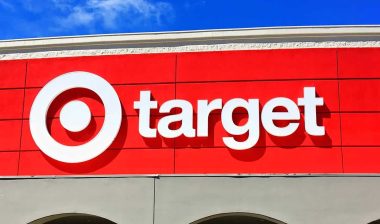 Close up of Target signage, representing the Target benzoyl peroxide class action.