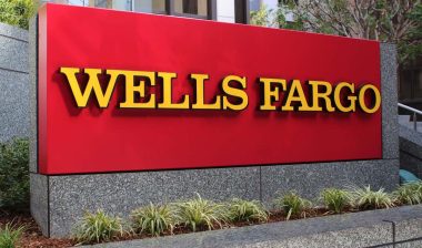 Close up of Wells Fargo signage, representing the Wells Fargo class actions.